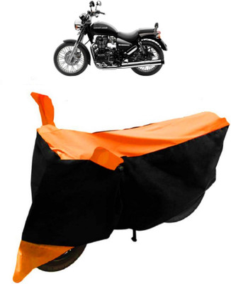 NEXTON Waterproof Two Wheeler Cover for Royal Enfield(Thunderbird 350, Orange, Black)