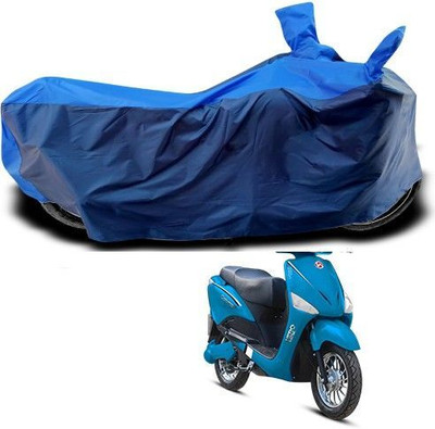 DeepShakshi AUTOMOTIVE Waterproof Two Wheeler Cover for Hero(Electric Optima, Blue)