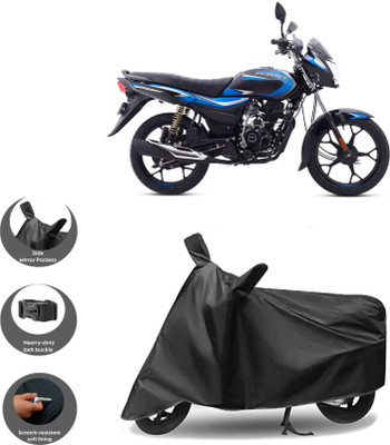 WMIZEXA Waterproof Two Wheeler Cover for Bajaj(Platina 110, Black)