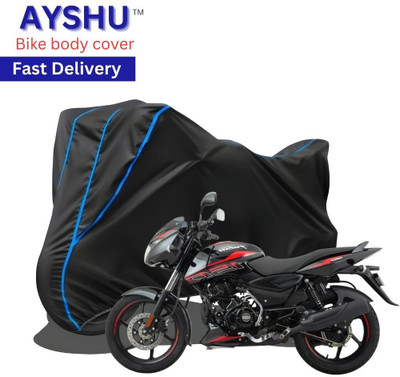 AYSHU Waterproof Two Wheeler Cover for Bajaj(Pulsar 220F, Black, Red)