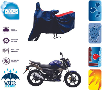RTS COLLECTIONS Waterproof Two Wheeler Cover for TVS(Raider, Red, Blue)