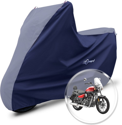 Neodrift Two Wheeler Cover for Royal Enfield(Meteor 350, Grey, Blue)