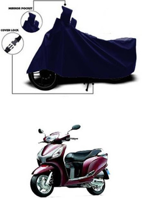 RAAMKM Two Wheeler Cover for TVS, Bajaj, Hero, Honda, KTM(Pulsar 200NS FI BS6, Blue)