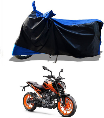 DeepShakshi AUTOMOTIVE Waterproof Two Wheeler Cover for KTM(200 Duke BS6, Blue)
