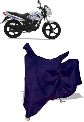 Amexride Two Wheeler Cover for TVS(Sport KS BS6, Blue)