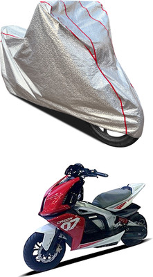 AutoGalaxy Waterproof Two Wheeler Cover for TVS(Creon BS6, Silver)