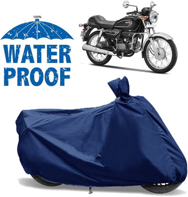 AUTOCAD Waterproof Two Wheeler Cover for Hero(Splendor Pro Classic, Blue)
