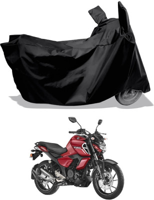 Amexride Two Wheeler Cover for Yamaha(FZ S FI New BS6, Black)