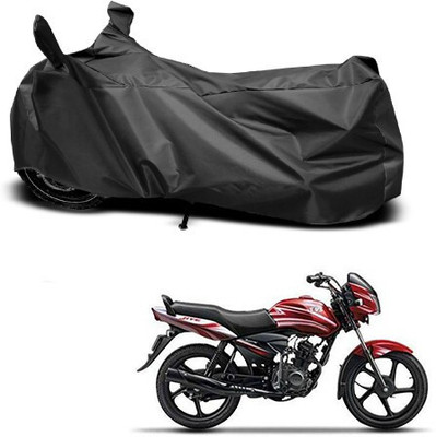 DeepShakshi AUTOMOTIVE Waterproof Two Wheeler Cover for TVS(Jive, Black)