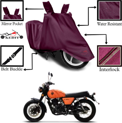 KEDIT Two Wheeler Cover for Universal For Bike(HF Deluxe, Maroon)