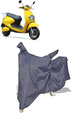 Amexride Two Wheeler Cover for Techo Electra(Emerge, Grey)