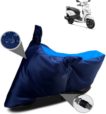 DeepShakshi AUTOMOTIVE Waterproof Two Wheeler Cover for Hero(Pleasure Plus, Blue)
