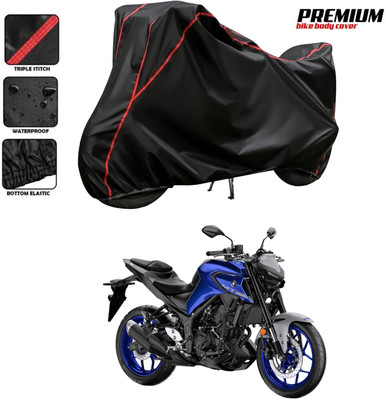 PAGORA Waterproof Two Wheeler Cover for Yamaha(MT 03, Black)