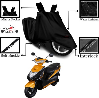 KEDIT Two Wheeler Cover for Universal For Bike(REO, Black)