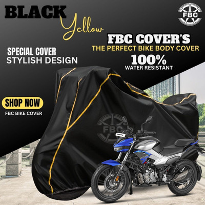 AUTOCAD Waterproof Two Wheeler Cover for Hero(Xtreme, Black)
