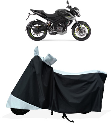 Tricway Two Wheeler Cover for Bajaj(Pulsar 200NS FI, White)