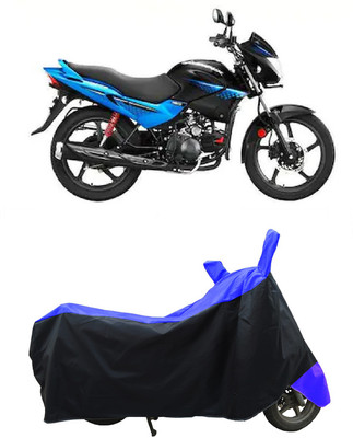 Coxtor Waterproof Two Wheeler Cover for Hero(Glamour, Blue)