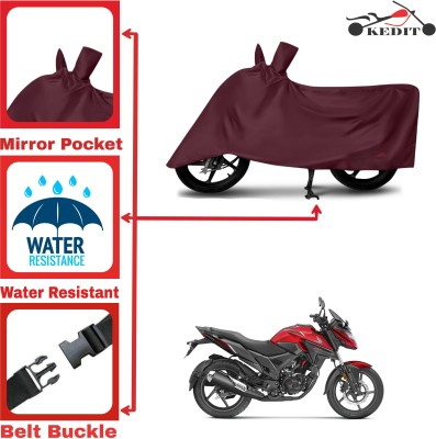 AASHTIK MART Two Wheeler Cover for Honda(X-Blade, Maroon)