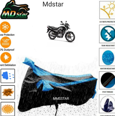 Mdstar Waterproof Two Wheeler Cover for Suzuki(Avenis 125, Blue)