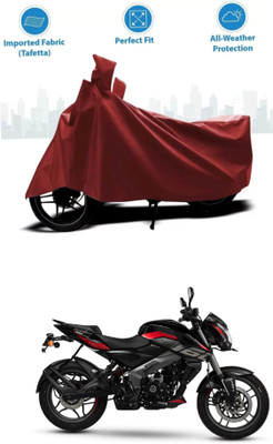 RAQTRO Waterproof Two Wheeler Cover for Bajaj(Pulsar NS-160 BS6, Maroon)