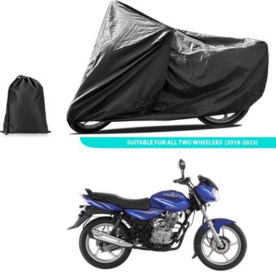 CODOKI Two Wheeler Cover for Bajaj(Discover 125 DTS-i, Black)