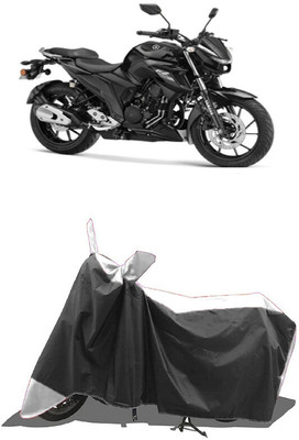 SUGASHRI Waterproof Two Wheeler Cover for Yamaha(FZ, White, Black)