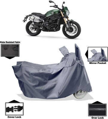 Amexride Two Wheeler Cover for Benelli(Leoncino 800, Grey)