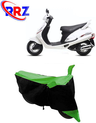 RRZ Waterproof Two Wheeler Cover for Mahindra(Duro, Black, Green)