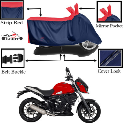 KEDIT Two Wheeler Cover for Mahindra(Red, Blue)
