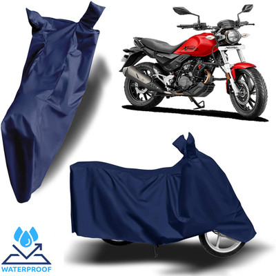 ROYAL AUTO MART Waterproof Two Wheeler Cover for Hero(Xpulse 200T, Blue)