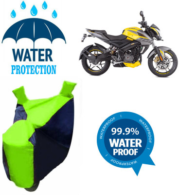 RTS COLLECTIONS Waterproof Two Wheeler Cover for Bajaj(Pulsar 200NS FI BS6, Multicolor)