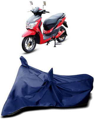 KEDIT Two Wheeler Cover for Hero(Electric Dash, Blue)