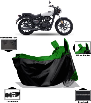 Amexride Two Wheeler Cover for Royal Enfield(Meteor 350, Green)