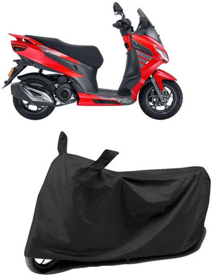 AASHTIK MART Two Wheeler Cover for Aprilia(SXR 160, Black)