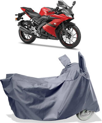 Amexride Two Wheeler Cover for Yamaha(YZF-R15 V3 New BS6, Grey)