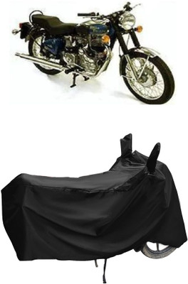 Autoprime Two Wheeler Cover for Royal Enfield(Machismo 500, Black)