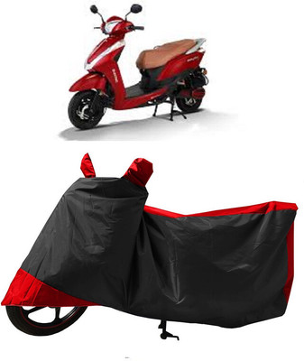 GROFATIK Two Wheeler Cover for Ampere(Magnus BS6, Red)