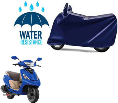DeepShakshi AUTOMOTIVE Waterproof Two Wheeler Cover for TVS(Scooty Zest BS6, Blue)