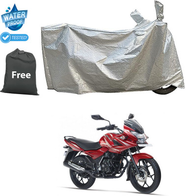 CODOKI Waterproof Two Wheeler Cover for Bajaj(Discover 150 f, Silver)