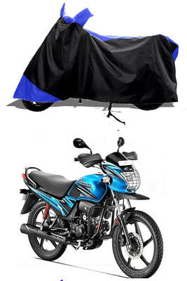 GROFATIK Two Wheeler Cover for Hero(Passion Pro TR, Blue)