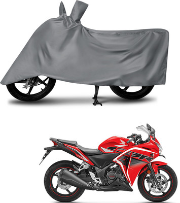 DeepShakshi AUTOMOTIVE Waterproof Two Wheeler Cover for Honda(CBR 250R, Grey)