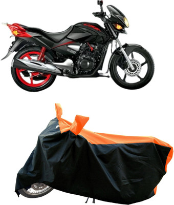 DeepShakshi AUTOMOTIVE Waterproof Two Wheeler Cover for Hero(CBZ, Orange)