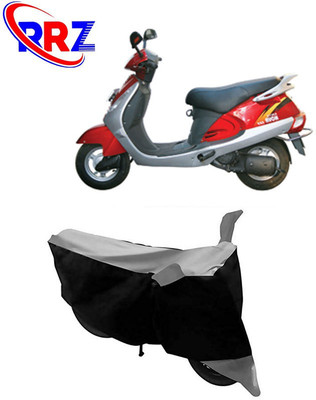 RRZ Waterproof Two Wheeler Cover for Kinetic(Nova, Black, Grey)