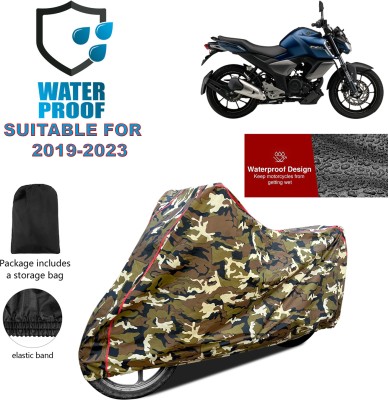 PAGORA Waterproof Two Wheeler Cover for Yamaha(FZ-Fi Version 3.0, Yellow)