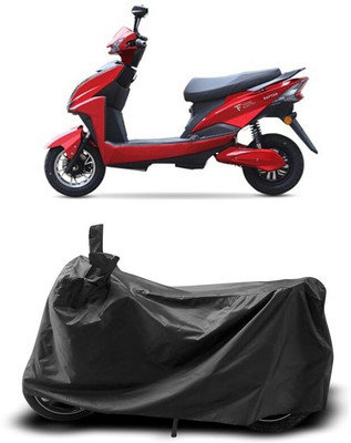 AASHTIK MART Two Wheeler Cover for Techo Electra(Raptor, Black)