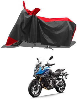 PAGORA Waterproof Two Wheeler Cover for CFMoto(650MT, Red, Black)