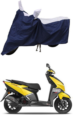 Mdstar Waterproof Two Wheeler Cover for TVS(Jupiter Grande, Blue, White)
