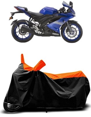 VESMEI Two Wheeler Cover for Yamaha(YZF-R15 V3 New BS6, Orange)