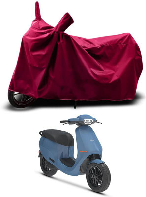 KEDIT Two Wheeler Cover for Ola(Maroon)