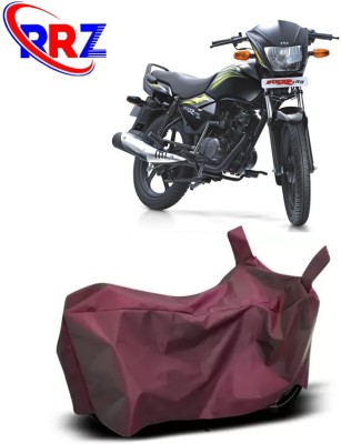 RRZ Waterproof Two Wheeler Cover for TVS(Star City, Maroon)